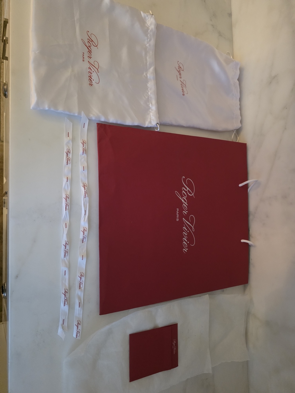 Roger Vivier Luxury Shopping Bag & Dust Bag Packaging Set
